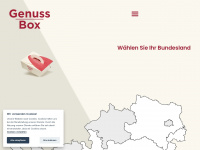 genussbox.at Webseite Vorschau