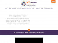 nvaccess.org Webseite Vorschau