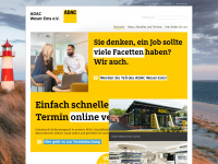 adac-weser-ems.de Webseite Vorschau