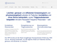 rossaint-resonator.com Webseite Vorschau