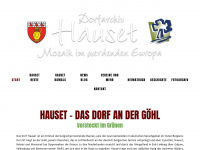 hauset.info Webseite Vorschau