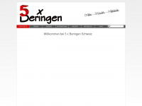 5xberingen.ch Webseite Vorschau