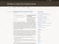 designforschung.wordpress.com Webseite Vorschau