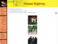 human-highway.org Webseite Vorschau
