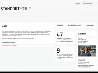 standortforum.ch Webseite Vorschau