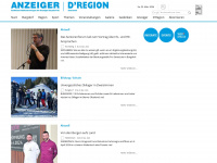 dregion.ch Webseite Vorschau