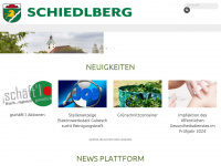 schiedlberg.ooe.gv.at Webseite Vorschau