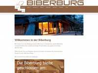 biberburg.ch Webseite Vorschau