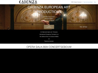 cadenza-productions.nl Webseite Vorschau