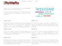 rowero.com Webseite Vorschau