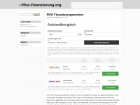 pkw-finanzierung.org Webseite Vorschau