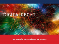 digitalrecht.net Webseite Vorschau