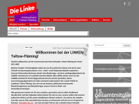 dielinke-teltow-flaeming.de Webseite Vorschau
