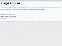 angelcode.com Webseite Vorschau