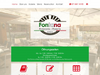 pizzeriafontana.ch Webseite Vorschau