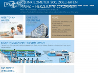 zollhafen-mainz.de Webseite Vorschau