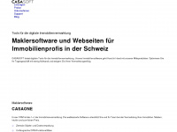 casasoft.ch Webseite Vorschau