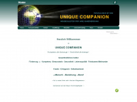 unique-companion.ch Webseite Vorschau