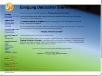 einigung-deutscher-souveraene.org Webseite Vorschau