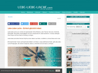 lebe-liebe-lache.com Webseite Vorschau