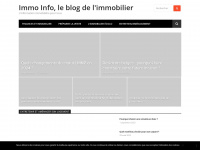 immoinfo.fr Webseite Vorschau