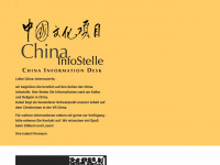 chinainfostelle.de Webseite Vorschau