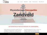 zandveld.com Webseite Vorschau