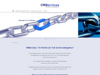 cmservices.ch Webseite Vorschau