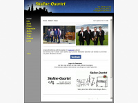 skyline-quartet.ch Webseite Vorschau