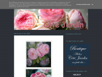 claudineateliercotejardin.blogspot.com Webseite Vorschau