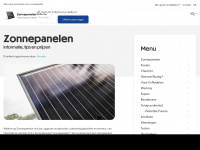 zonnepanelen-info.be Webseite Vorschau