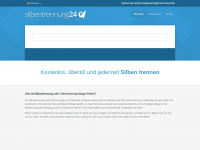 silbentrennung24.de Webseite Vorschau