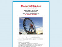 oktoberfest2014.de Webseite Vorschau