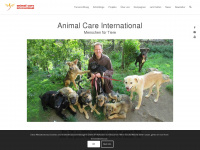 animalcare-international.org Webseite Vorschau