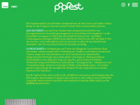 popfest.at Webseite Vorschau