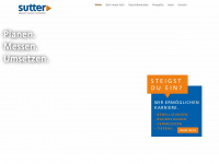 sutter-ag.ch Webseite Vorschau