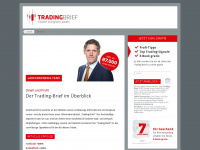 trading-brief.de Webseite Vorschau