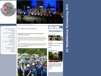 schuetzentag2012.de Webseite Vorschau