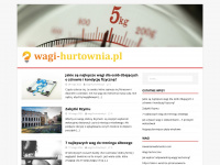 wagi-hurtownia.pl Webseite Vorschau