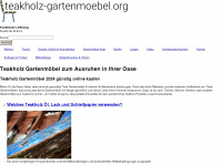 teakholz-gartenmoebel.org Webseite Vorschau