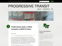 progressivetransit.wordpress.com Webseite Vorschau
