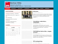spd-berlinermitte.de Webseite Vorschau