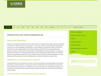 vitamintabletten.de Webseite Vorschau