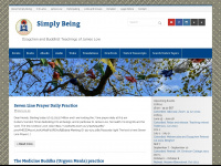 simplybeing.co.uk Webseite Vorschau