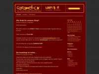 caramel.cx Webseite Vorschau