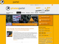piratenpartei.ch Webseite Vorschau