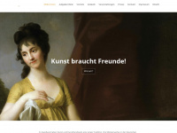 kunst-braucht-freunde.de Webseite Vorschau
