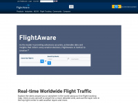 flightaware.com Webseite Vorschau
