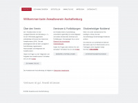 anwaltsverein-aschaffenburg.de Webseite Vorschau