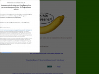 bananen-seite.de Webseite Vorschau